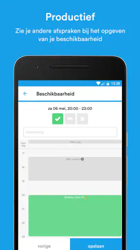 Datumprikker screenshot