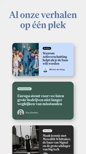 De Correspondent screenshot