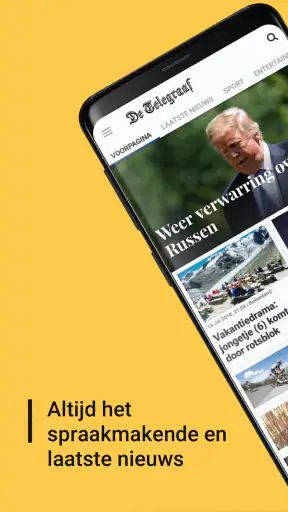 De Telegraaf nieuws-app screenshot
