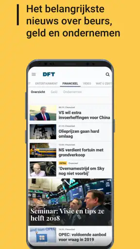 De Telegraaf nieuws-app screenshot