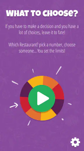 Decision Roulette screenshot
