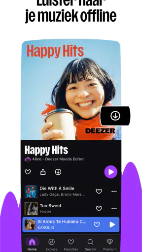 Deezer - Muziek en podcasts screenshot
