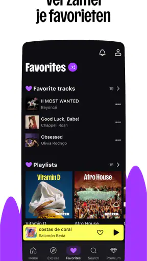 Deezer - Muziek en podcasts screenshot