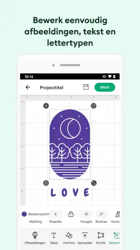 Design Space: DIY met Cricut screenshot