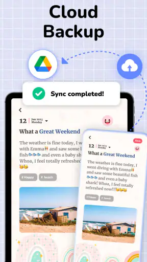 Diary with Lock: Diary Journal screenshot