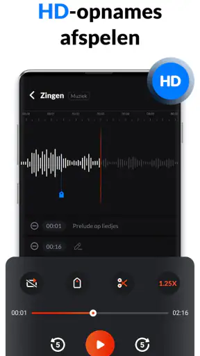 Dictafoon en Spraakrecorder screenshot