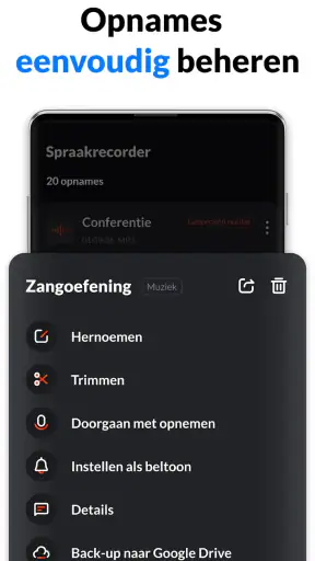 Dictafoon en Spraakrecorder screenshot