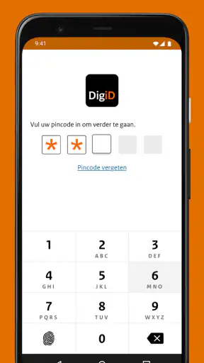 DigiD screenshot