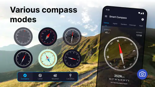 Digitaal kompas - Slim kompas screenshot