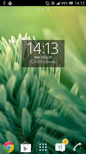 Digital Clock & Weather Widget screenshot