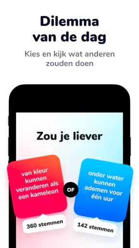 Dilemmaly - Zou je liever? screenshot