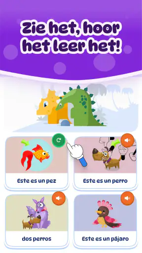 Dinolingo Kinderen leren talen screenshot