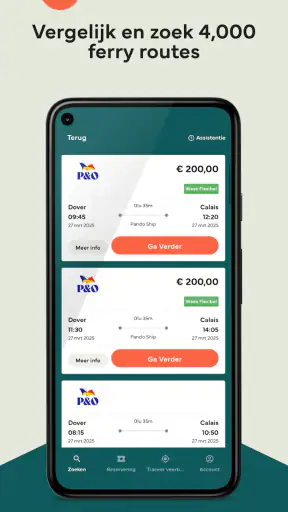 Direct Ferries Veerboottickets screenshot