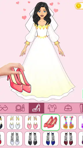 DIY-Sticker pop-aankleed spel screenshot