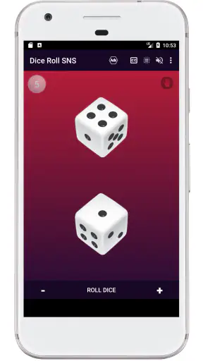Dobbelsteenworp SNS screenshot