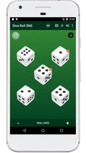 Dobbelsteenworp SNS screenshot