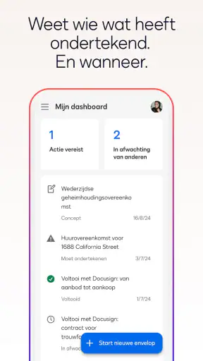 Docusign screenshot