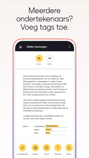 Docusign screenshot