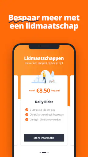 Donkey Republic Bike share screenshot