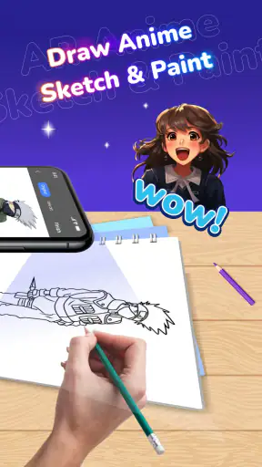 Draw Anime: Paint & Sketch App screenshot