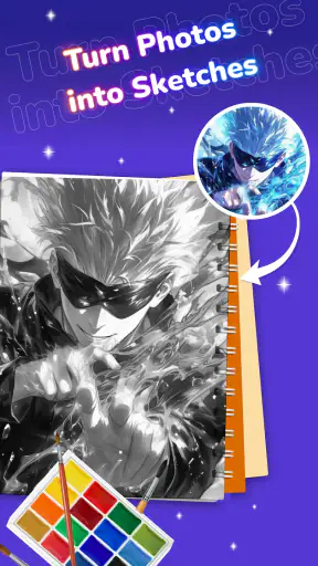 Draw Anime: Paint & Sketch App screenshot