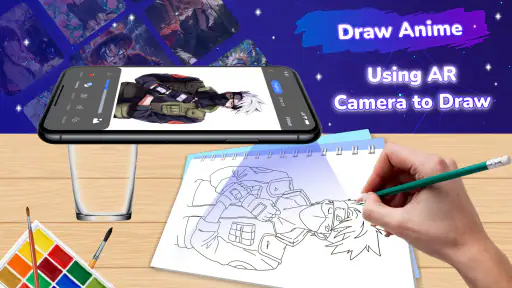 Draw Anime: Paint & Sketch App screenshot