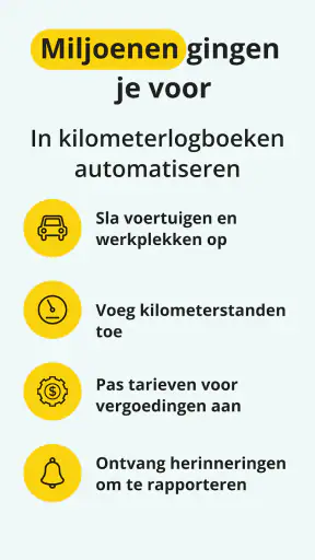 Driversnote Rittenregistratie screenshot