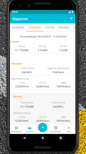 Drivvo - Voertuig beheer screenshot