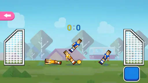 Droll Soccer--fly ball screenshot