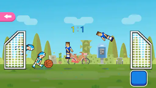 Droll Soccer--fly ball screenshot