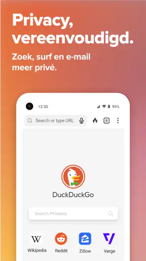 DuckDuckGo Private Browser screenshot