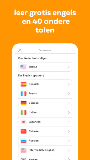 Duolingo: Taallessen screenshot