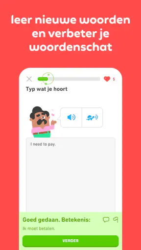 Duolingo: Taallessen screenshot