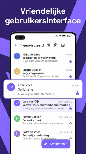 E-mail Lite - Slimme mail screenshot