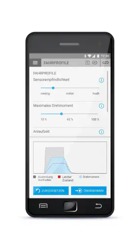 e-motion® M25 screenshot