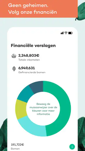 Ecosia Ecologische Browser screenshot