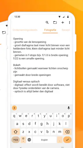 Eenvoudige Notities Pro screenshot