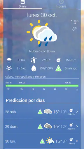 El tiempo de AEMET screenshot