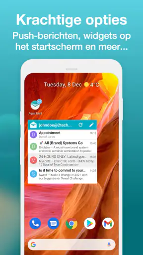 Email Aqua Mail: Snel, veilig screenshot