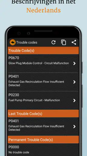 EOBD Facile - OBD2 Car Scanner screenshot