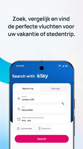 eSky - Vluchten, Vakantie screenshot
