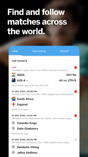 ESPNcricinfo - Live Cricket screenshot