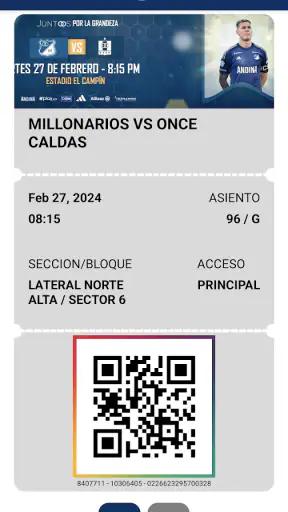 eticket Colombia screenshot