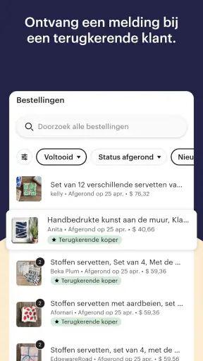 Etsy Seller: Jouw shop screenshot