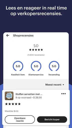 Etsy Seller: Jouw shop screenshot
