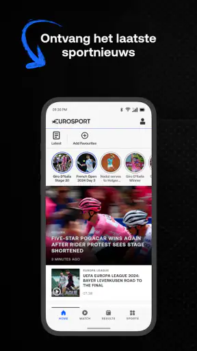 Eurosport: Live & Nieuws screenshot