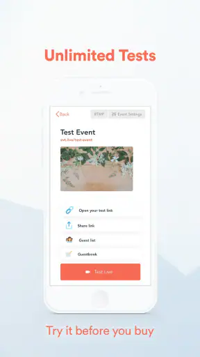 EventLive - Live Stream Events screenshot