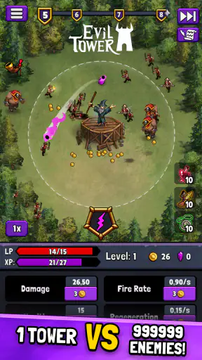 Evil Tower - Idle Defense TD screenshot