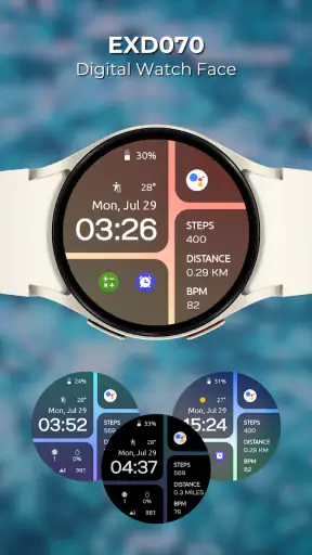 EXD070: Digital Watch Face screenshot