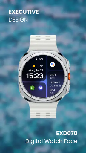 EXD070: Digital Watch Face screenshot